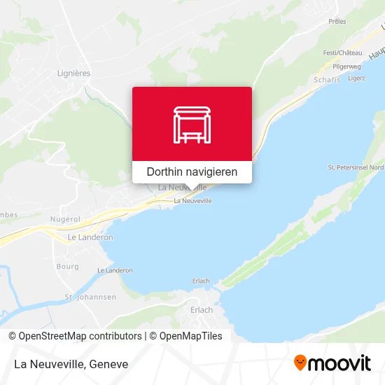 La Neuveville Karte