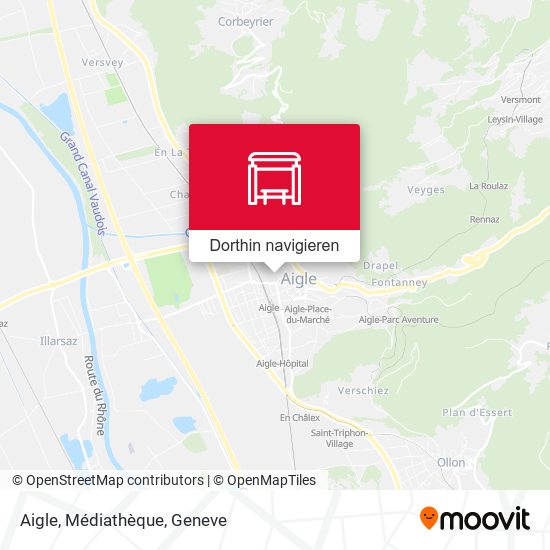 Aigle, Médiathèque Karte