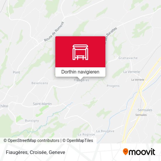 Fiaugères, Croisée Karte