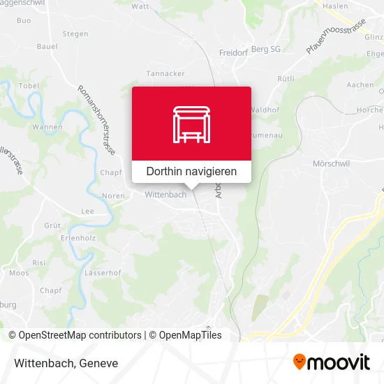 Wittenbach Karte