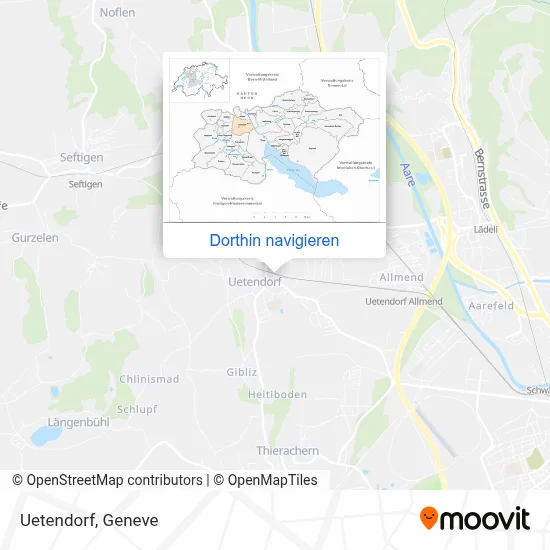 Uetendorf Karte
