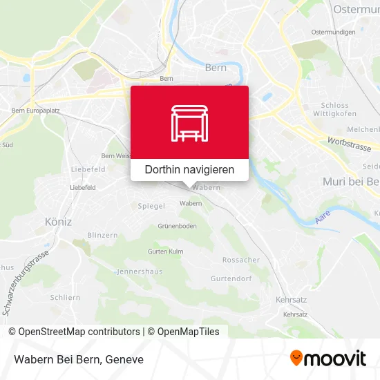 Wabern Bei Bern Karte