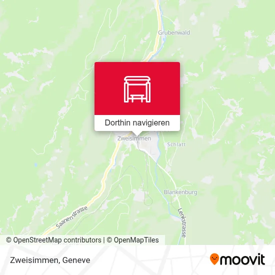 Zweisimmen Karte