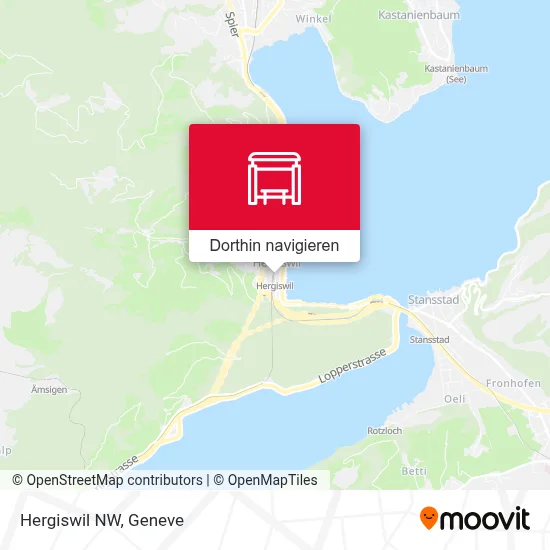 Hergiswil NW Karte