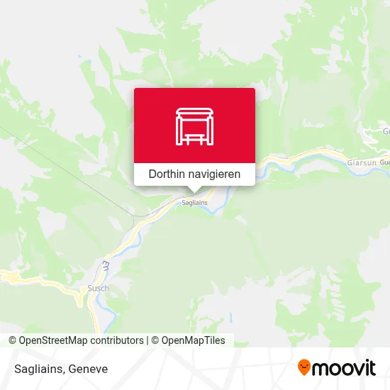 Sagliains Karte