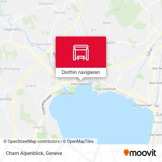 Cham Alpenblick Karte