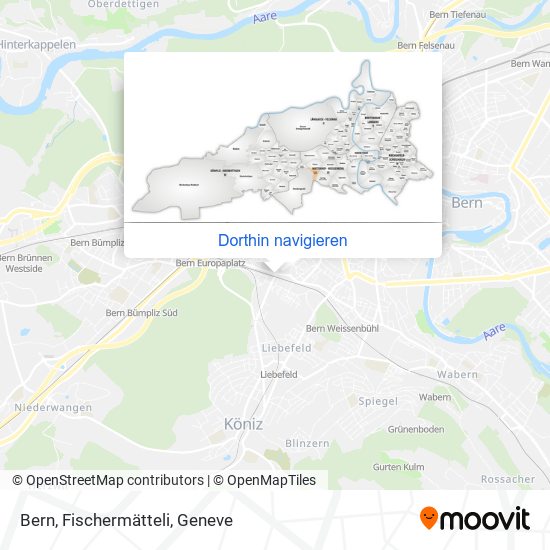 Bern, Fischermätteli Karte