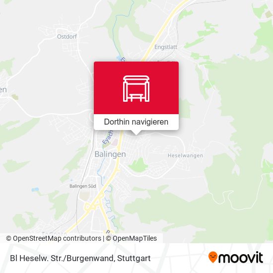 Bl Heselw. Str./Burgenwand Karte