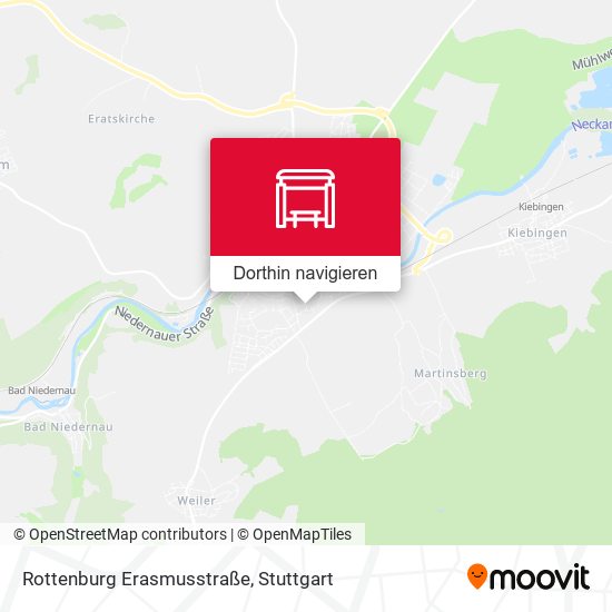 Rottenburg Erasmusstraße Karte