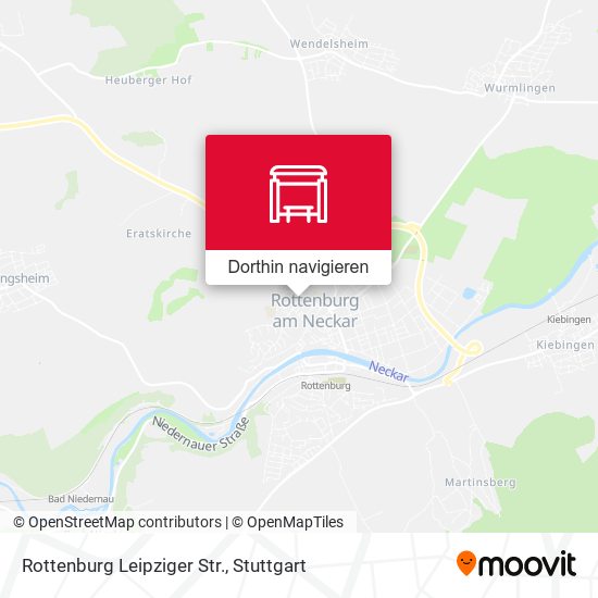 Rottenburg Leipziger Str. Karte