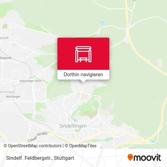 Sindelf. Feldbergstr. Karte