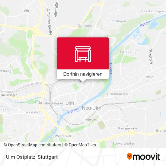 Ulm Ostplatz Karte