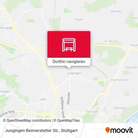 Jungingen Beimerstetter Str. Karte