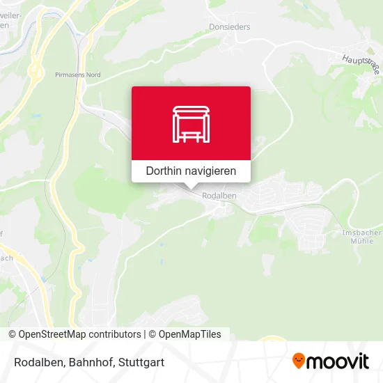 Rodalben, Bahnhof Karte