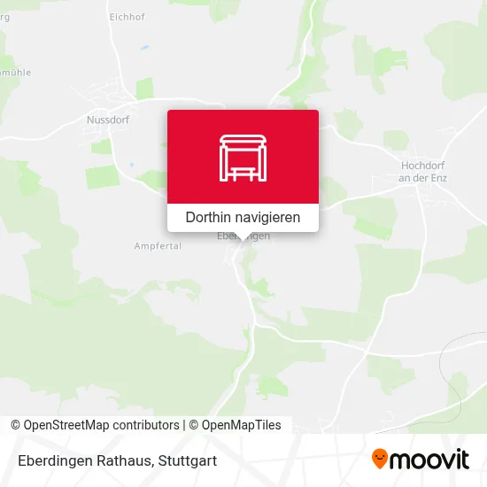 Eberdingen Rathaus Karte