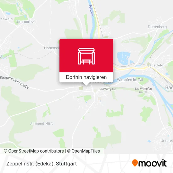 Zeppelinstr. (Edeka) Karte