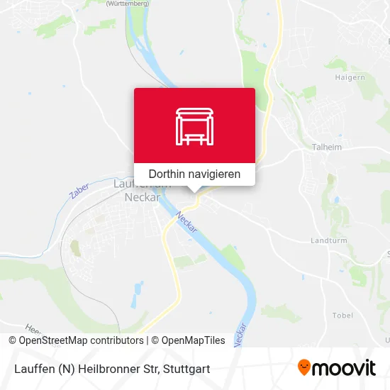 Lauffen (N) Heilbronner Str Karte