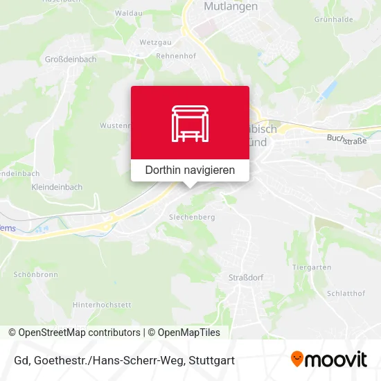 Gd, Goethestr./Hans-Scherr-Weg Karte