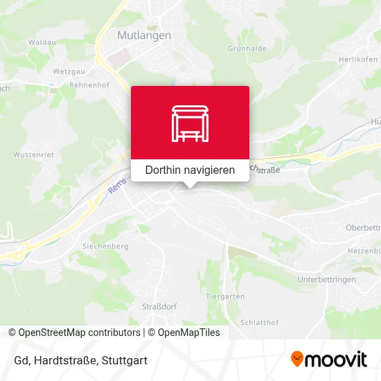 Gd, Hardtstraße Karte