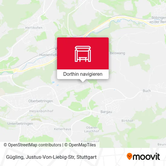 Gügling, Justus-Von-Liebig-Str Karte