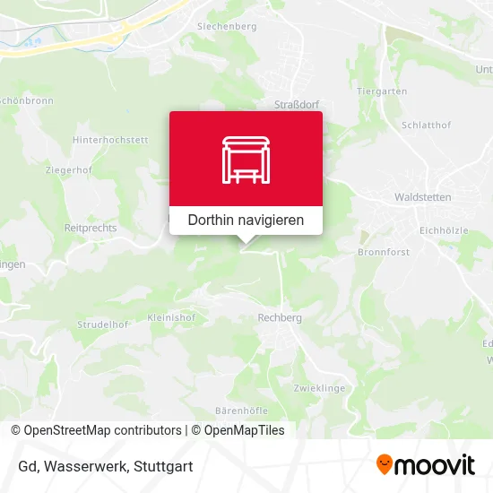 Gd, Wasserwerk Karte