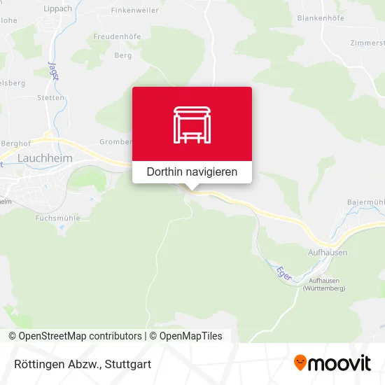 Röttingen Abzw. Karte