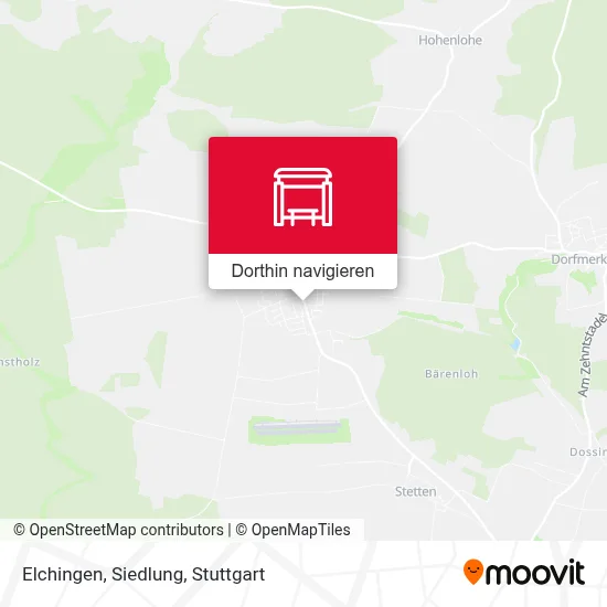 Elchingen, Siedlung Karte