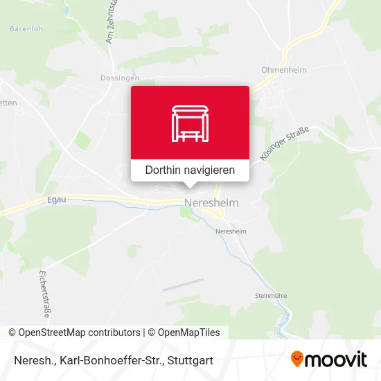 Neresh., Karl-Bonhoeffer-Str. Karte