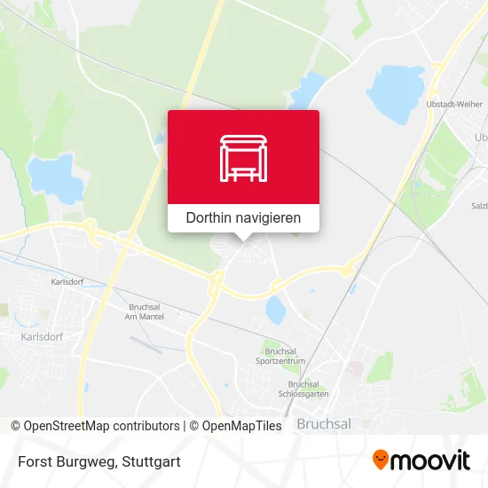 Forst Burgweg Karte