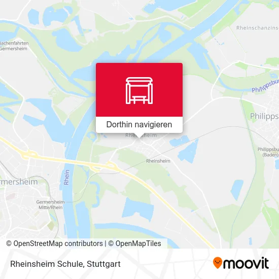 Rheinsheim Schule Karte