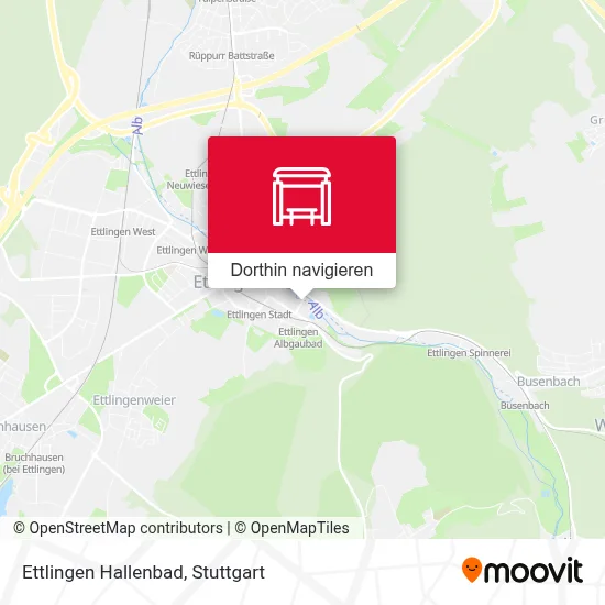 Ettlingen Hallenbad Karte