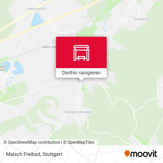 Malsch Freibad Karte