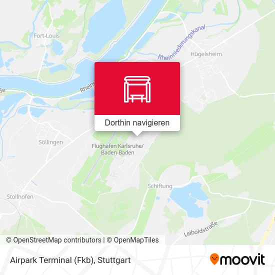 Airpark Terminal (Fkb) Karte