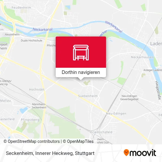 Seckenheim, Innerer Heckweg Karte