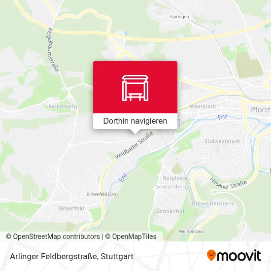 Arlinger Feldbergstraße Karte