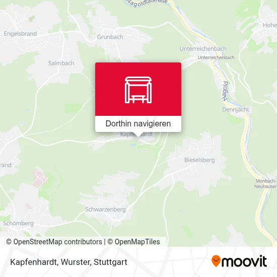 Kapfenhardt, Wurster Karte