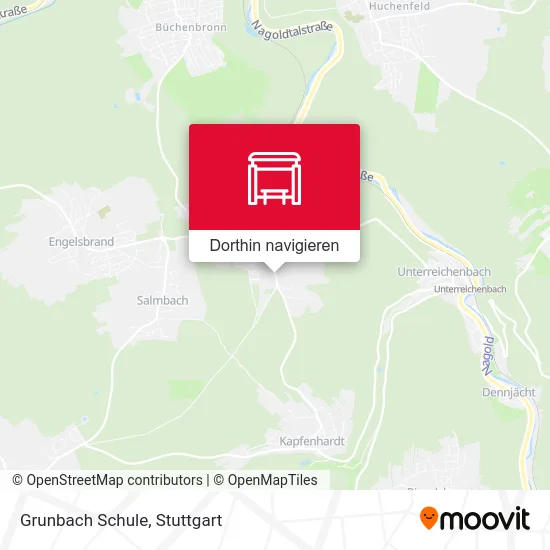 Grunbach Schule Karte