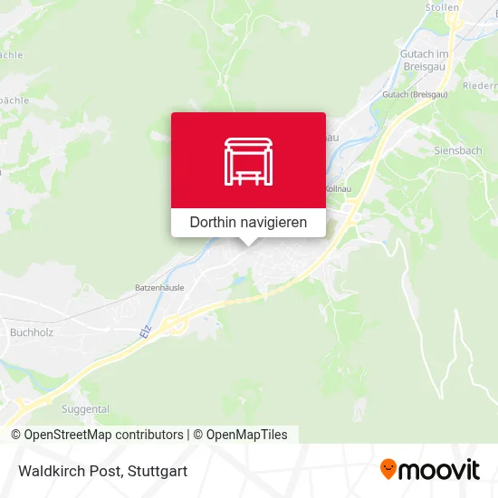 Waldkirch Post Karte
