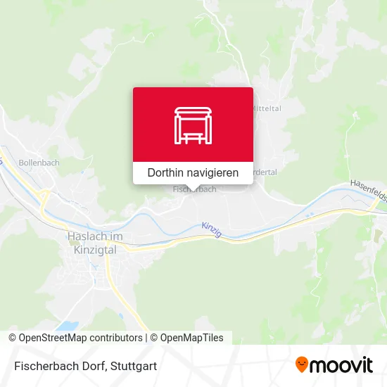 Fischerbach Dorf Karte