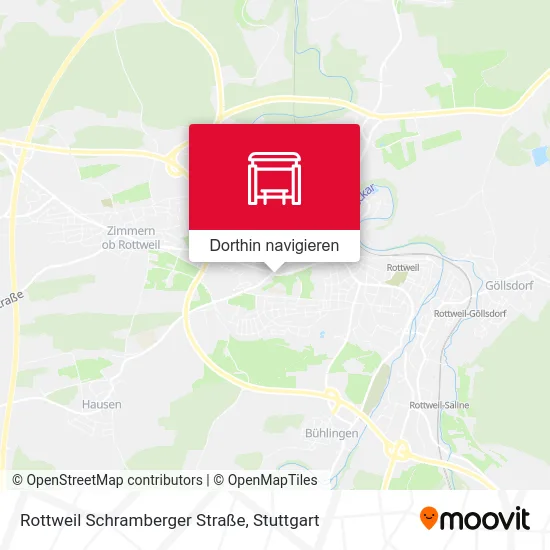 Rottweil Schramberger Straße Karte
