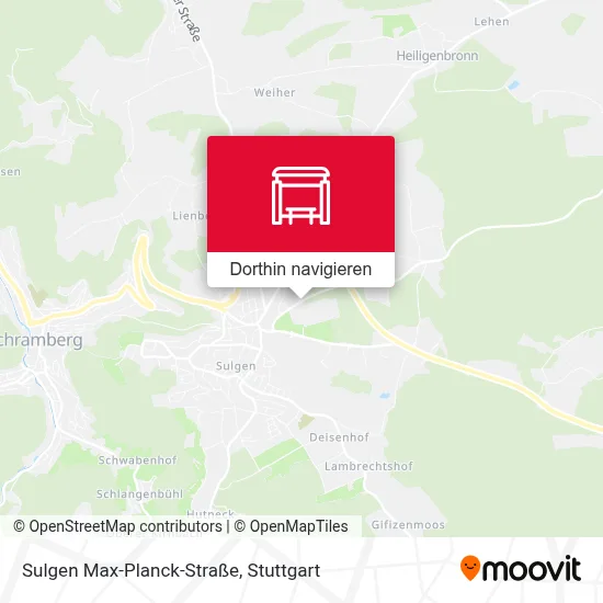 Sulgen Max-Planck-Straße Karte