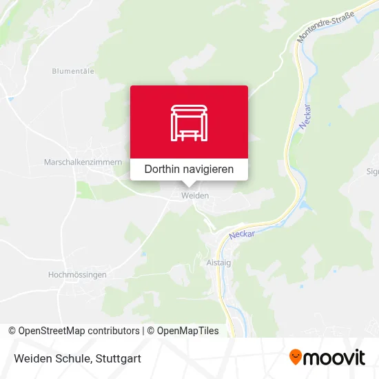 Weiden Schule Karte