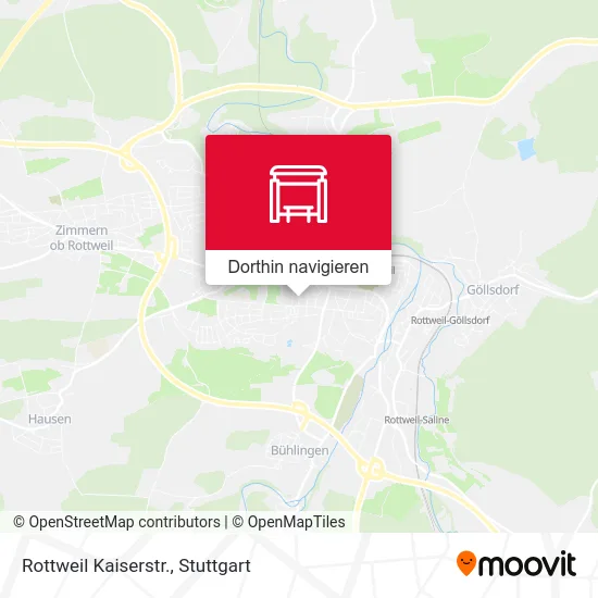Rottweil Kaiserstr. Karte