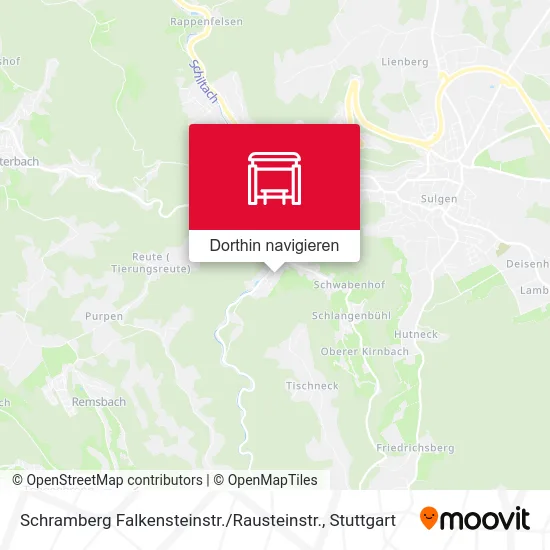 Schramberg Falkensteinstr. / Rausteinstr. Karte
