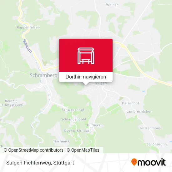 Sulgen Fichtenweg Karte