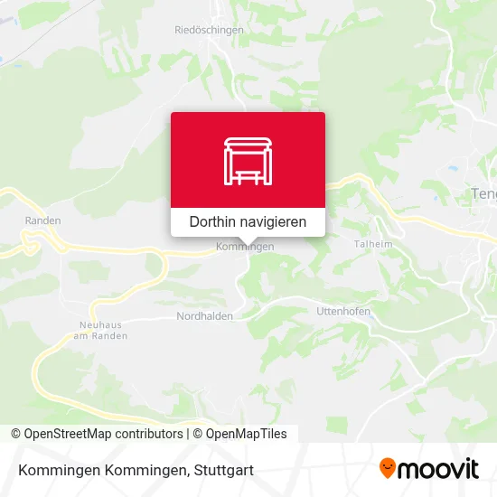 Kommingen Kommingen Karte