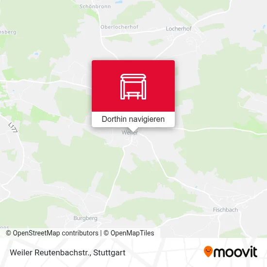 Weiler  Reutenbachstr. Karte