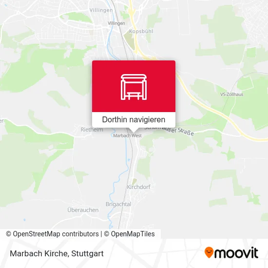 Marbach Kirche Karte
