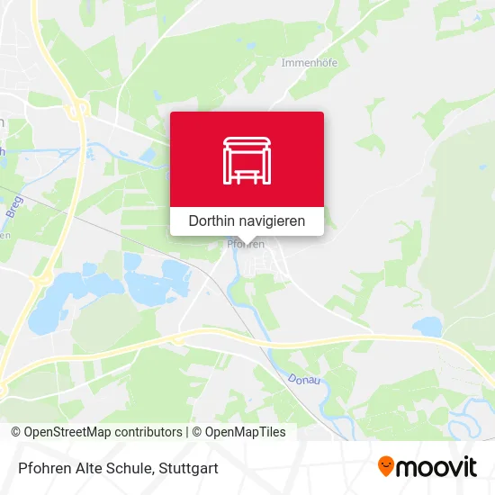 Pfohren Alte Schule Karte