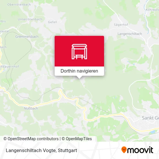 Langenschiltach Vogte Karte